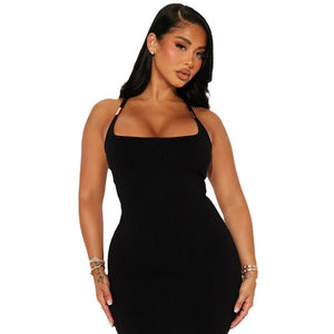 Women's Sheath Sexy Elegant Halter Dress