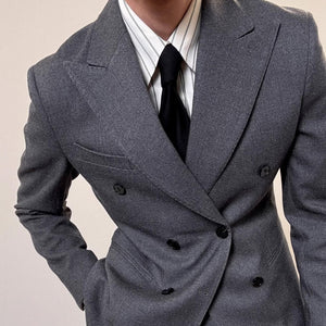 Men's Italian Double Breasted Suit Jacket