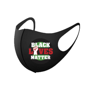 Unisex 2 Piece Face Mask with Black Lives Matter Logo