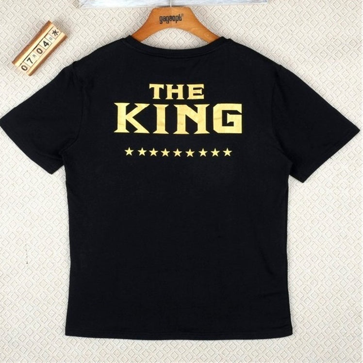 Couples King and Queen T Shirt Set