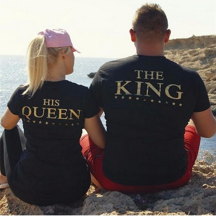 Couples King and Queen T Shirt Set