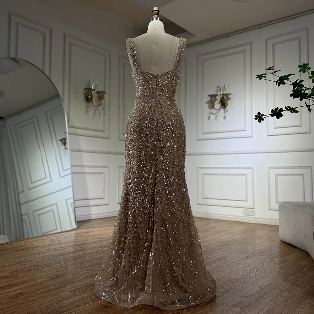 Women's Elegant Luxury High-end Pearl Beaded Dress