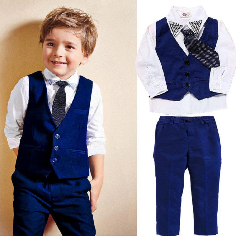 Boy's Gentleman's Suit with Vest