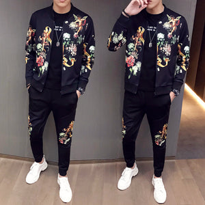 Men's 2 Piece Tracksuit with Woman Design