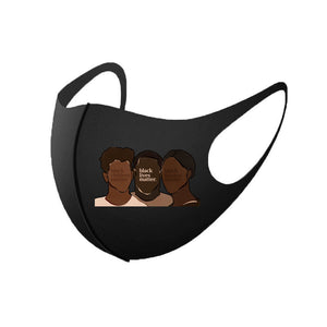 Unisex 2 Piece Face Mask with Black Lives Matter Logo