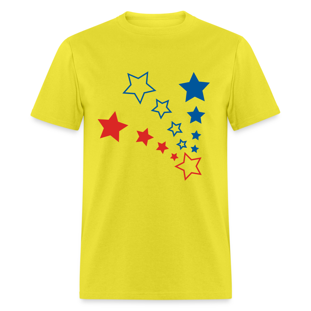 Unisex 4th Of July Print T Shirt - yellow