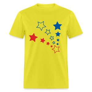 Unisex 4th Of July Print T Shirt - yellow