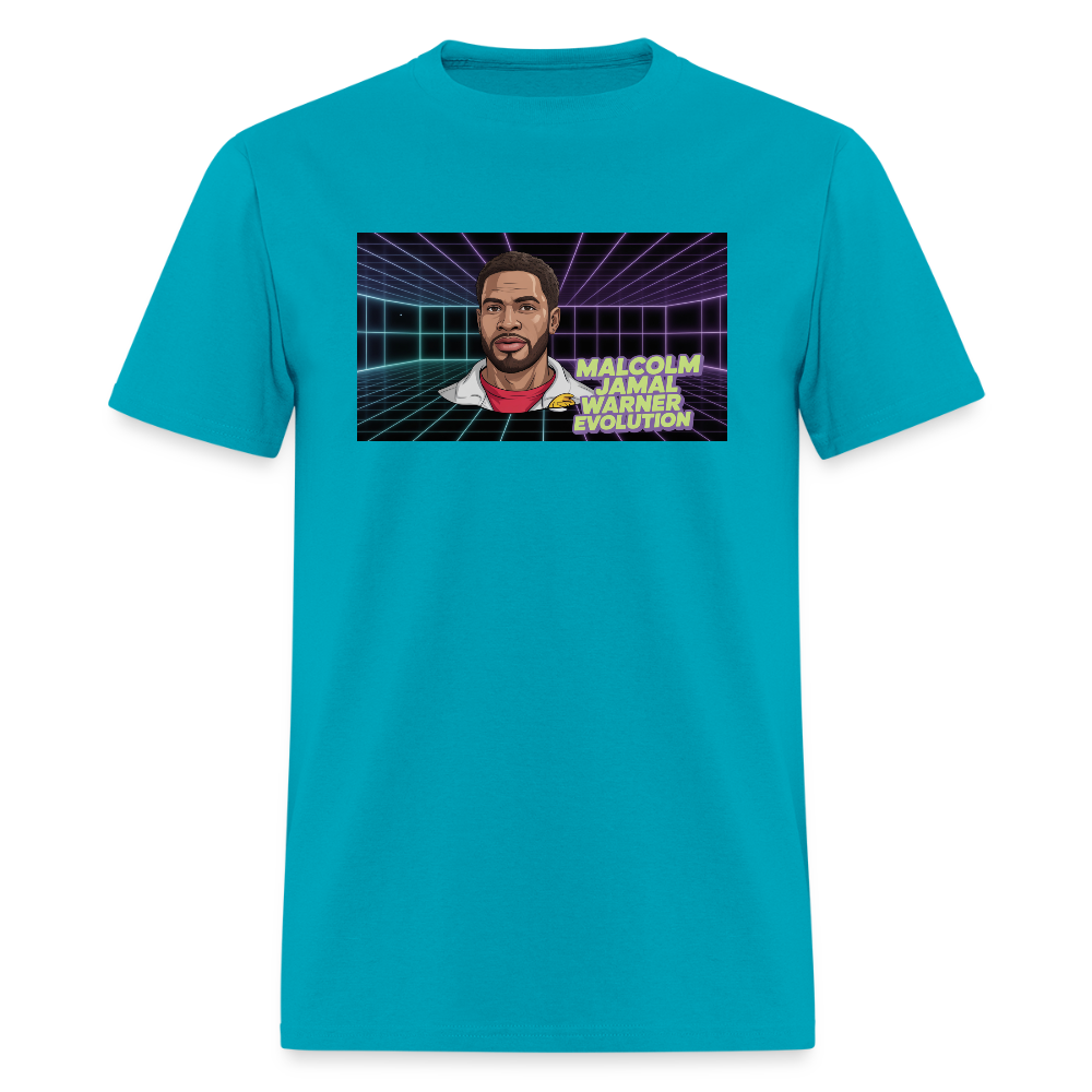 Unisex Classic Malcolm Jamal Warner T Shirt - turquoise