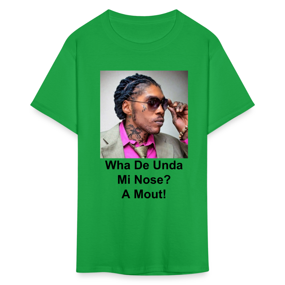 Unisex Classic Vybz Kartel Custom T Shirt - bright green