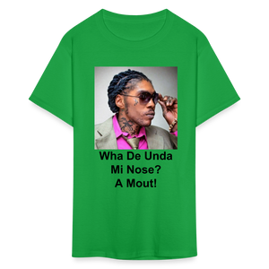 Unisex Classic Vybz Kartel Custom T Shirt - bright green