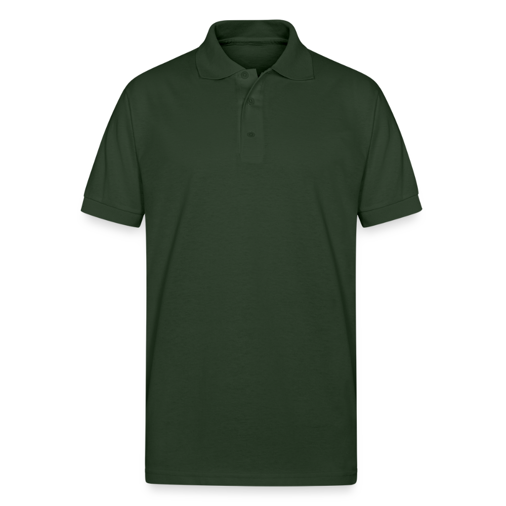 Men's Gildan Unisex 50/50 Jersey Polo - forest green