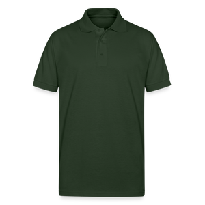 Men's Gildan Unisex 50/50 Jersey Polo - forest green