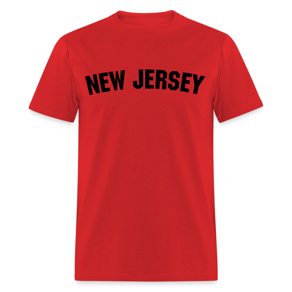 Unisex New Jersey T Shirt - red