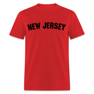 Unisex New Jersey T Shirt - red