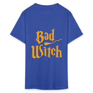 Women's Classic Halloween Print T Shirt - royal blue