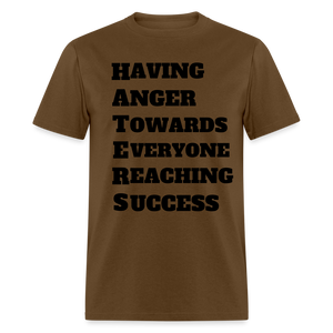 Unisex Classic HATERS T Shirt - brown