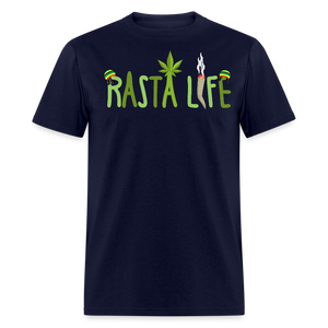 Unisex Classic Custom Rasta T Shirt - navy