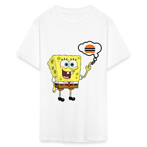 Unisex Classic SpongeBob Custom T Shirt - white