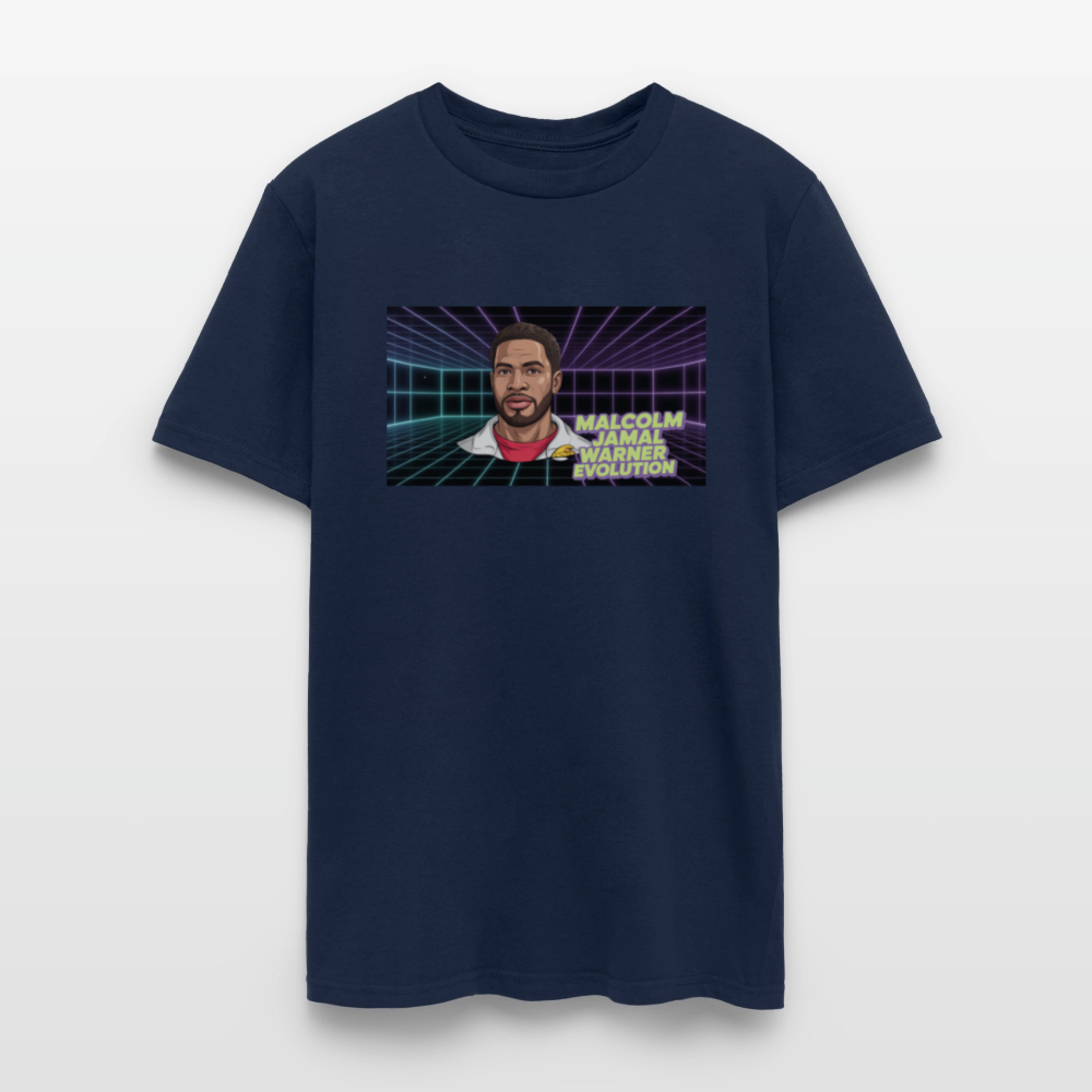 Unisex Classic Malcolm Jamal Warner T Shirt - navy