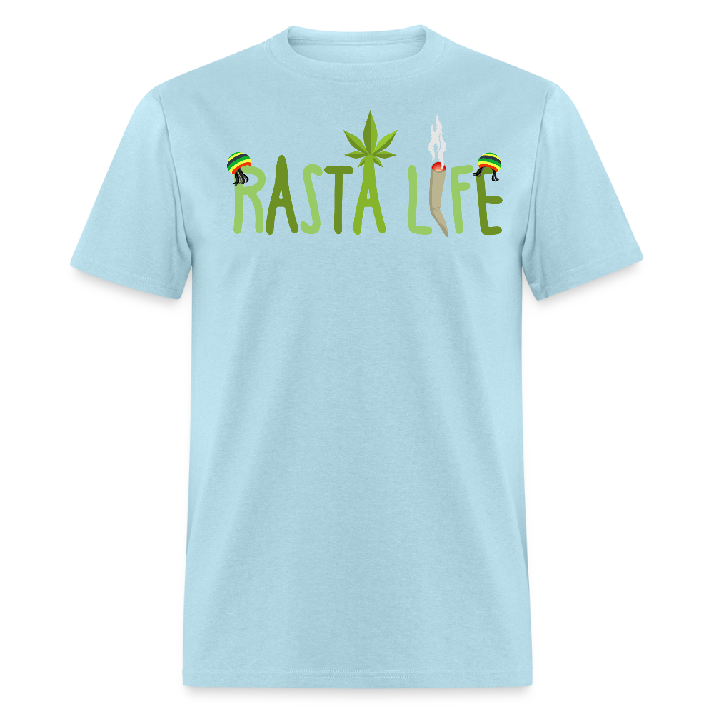 Unisex Classic Custom Rasta T Shirt - powder blue