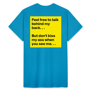 Unisex Adult Gildan Ultra Cotton Print T Shirt - turquoise