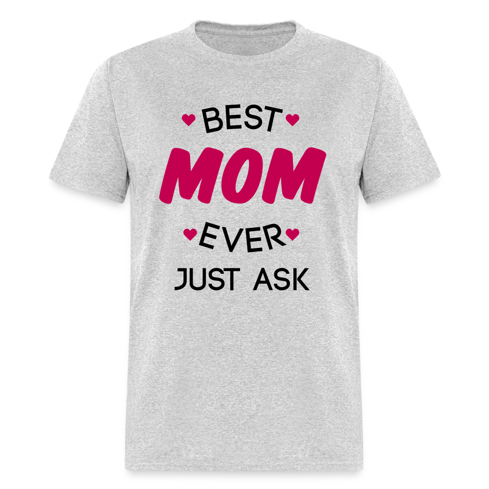 Women's Best Mom Ever Print T Shirt - heather gray