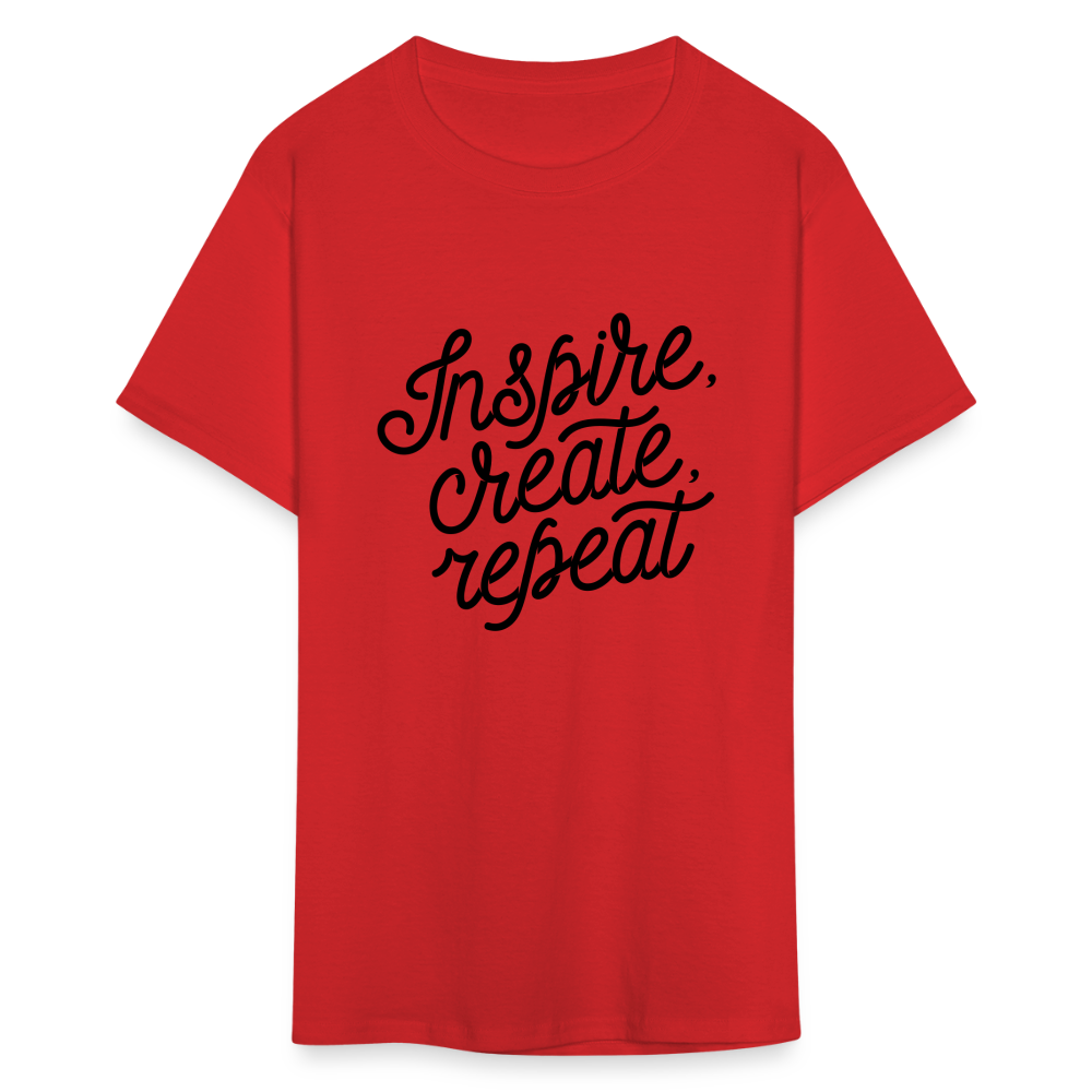 Unisex Classic Inspire Print T Shirt - red