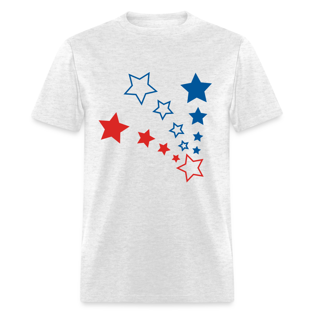 Unisex 4th Of July Print T Shirt - light heather gray