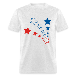 Unisex 4th Of July Print T Shirt - light heather gray