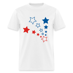 Unisex 4th Of July Print T Shirt - white