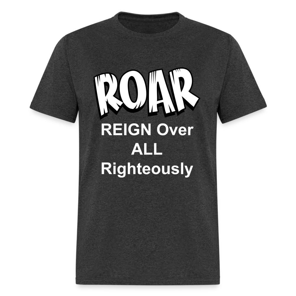 Unisex Classic ROAR T Shirt - heather black