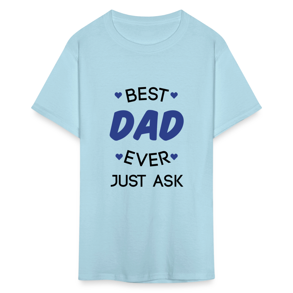 Unisex Classic Custom Dad T Shirt - powder blue
