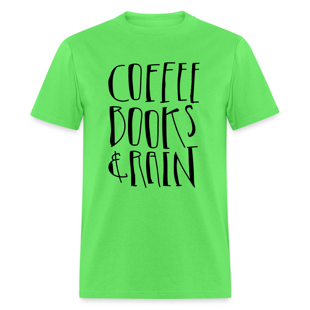 Unisex Coffee Print T Shirt - kiwi