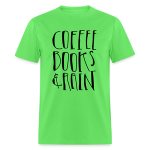 Unisex Coffee Print T Shirt - kiwi