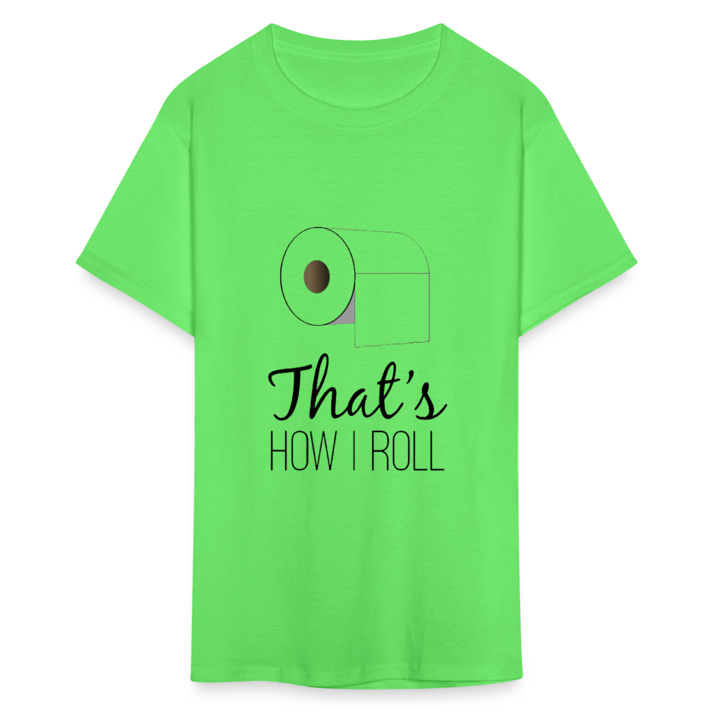 Unisex Fruit of the Loom Classic Print T Shirt - kiwi