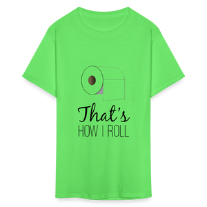 Unisex Fruit of the Loom Classic Print T Shirt - kiwi