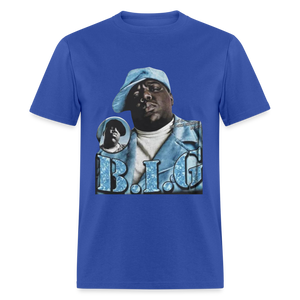 Unisex Classic Biggie Print T Shirt - royal blue