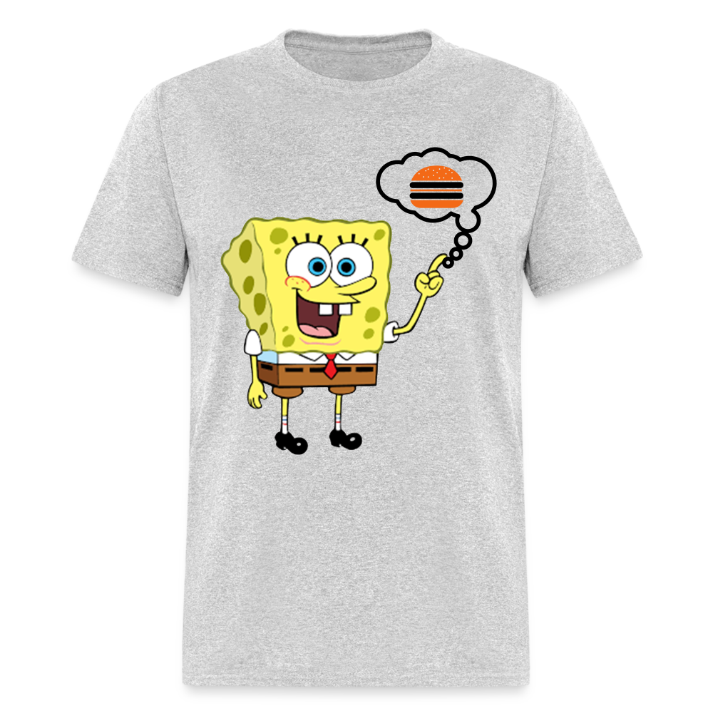 Unisex Classic SpongeBob Custom T Shirt - heather gray