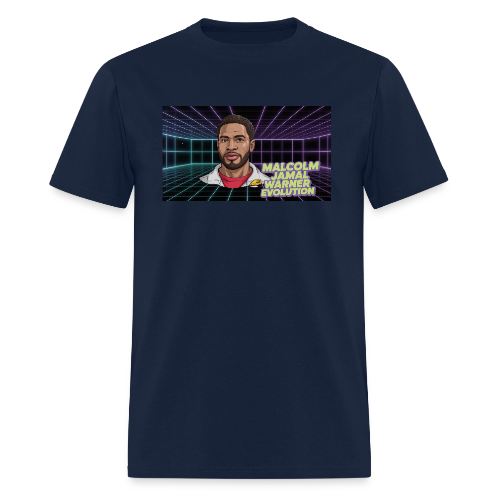 Unisex Classic Malcolm Jamal Warner T Shirt - navy