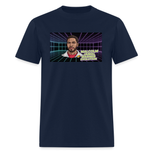 Unisex Classic Malcolm Jamal Warner T Shirt - navy