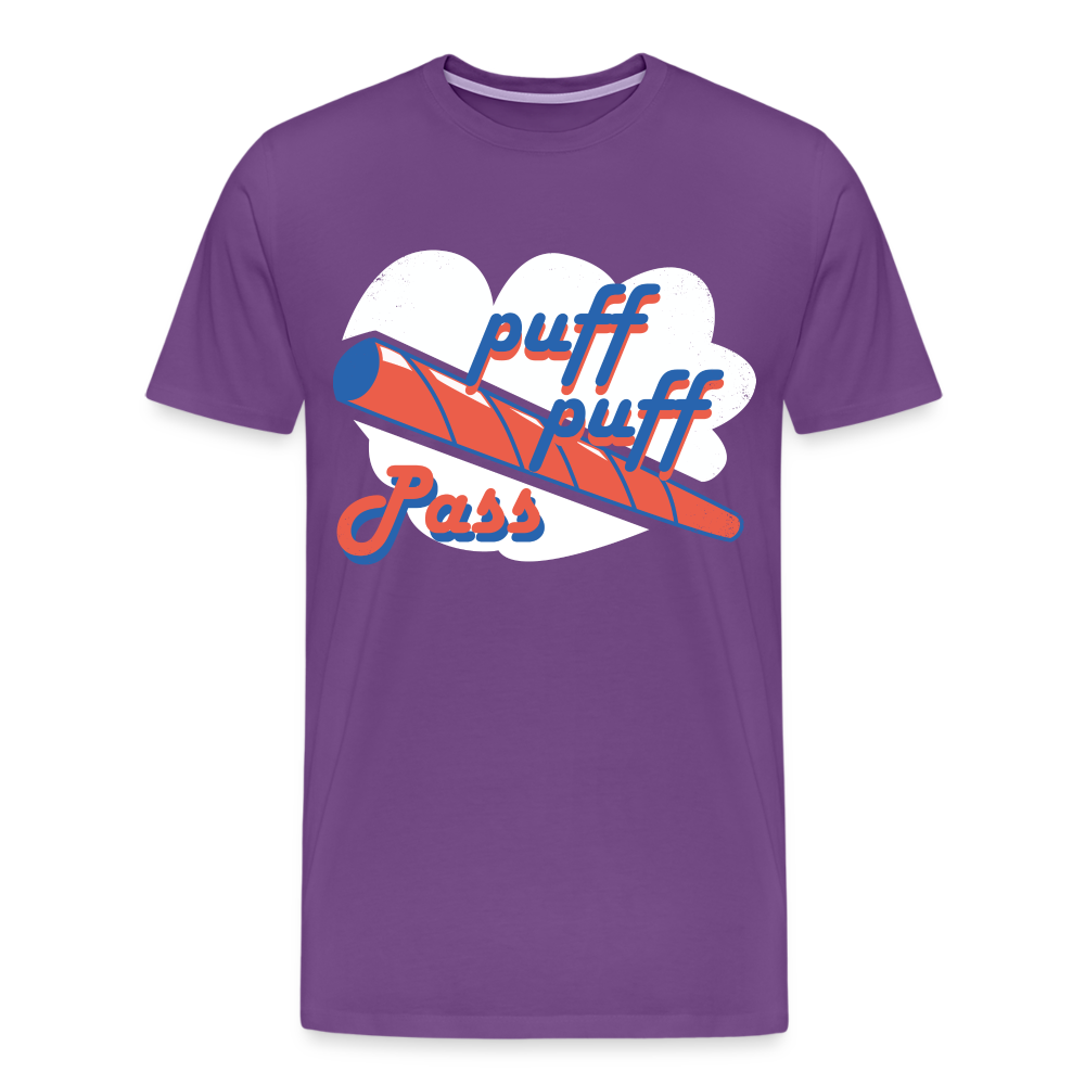 Men's Casual 420 Print T Shirt - purple