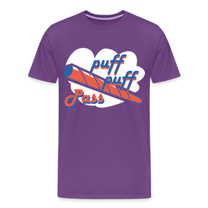 Men's Casual 420 Print T Shirt - purple