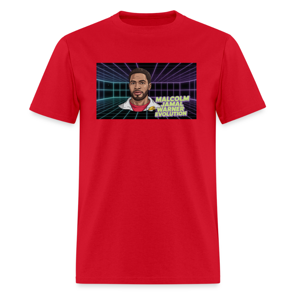 Unisex Classic Malcolm Jamal Warner T Shirt - red