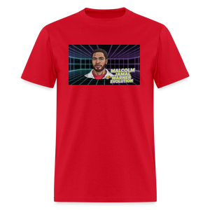 Unisex Classic Malcolm Jamal Warner T Shirt - red