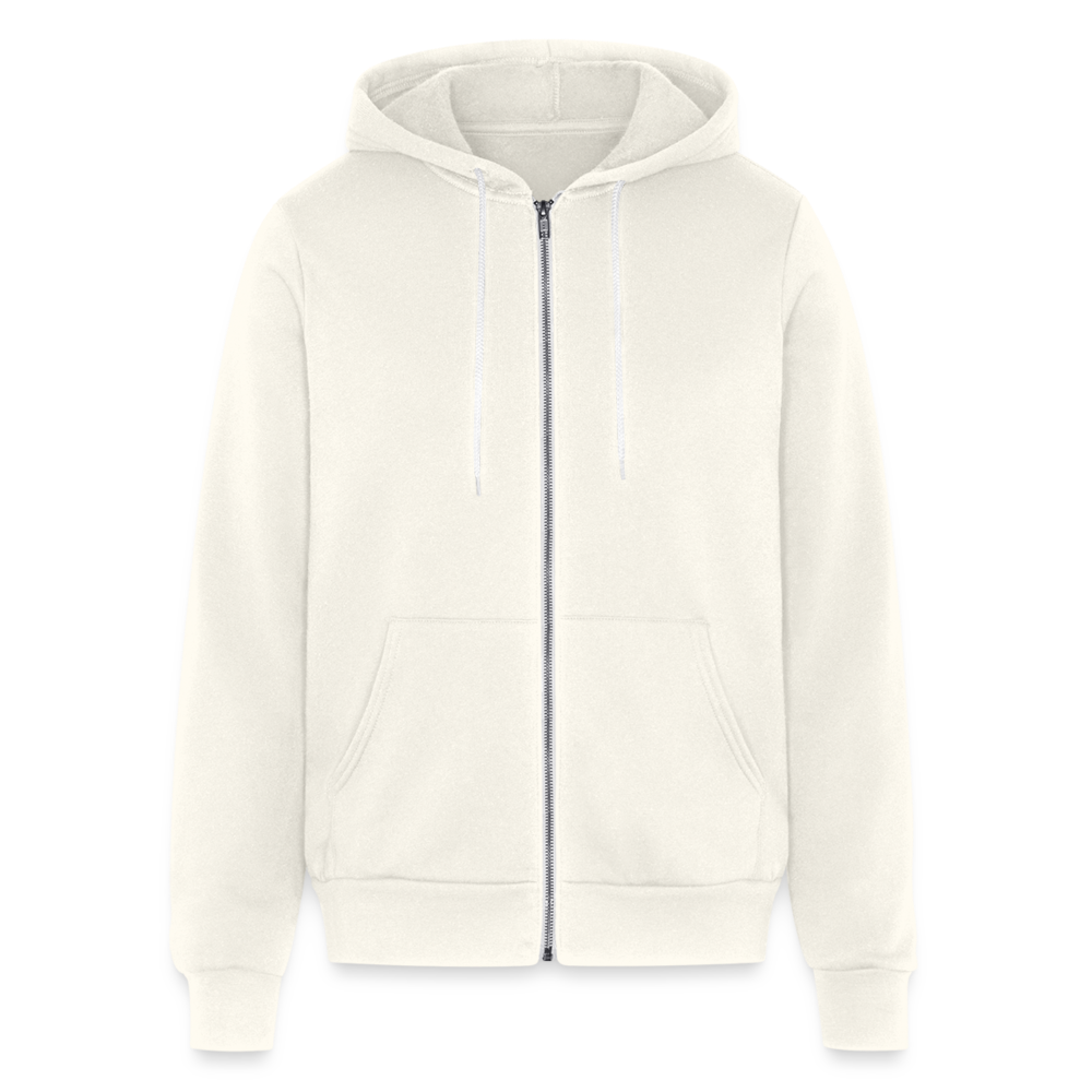 Bella + Canvas Unisex Full Zip Eagles Print Hoodie - vintage white