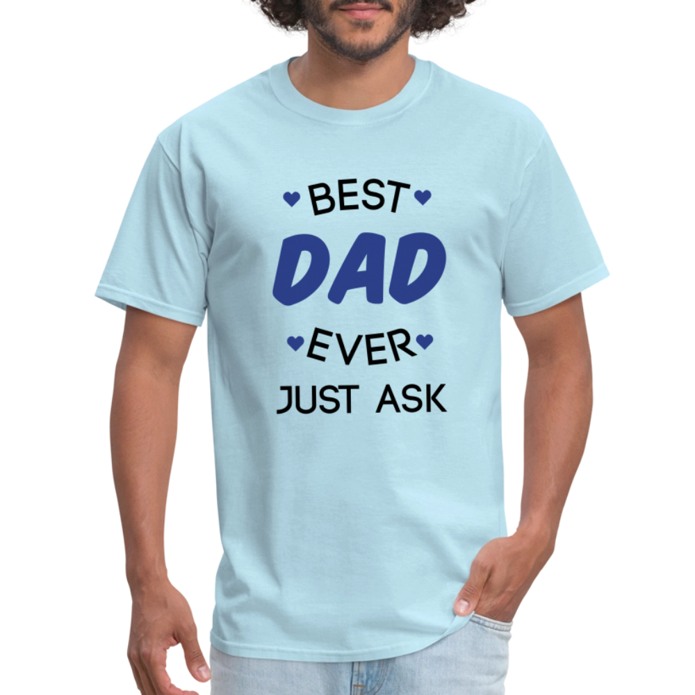 Unisex Classic Custom Dad T Shirt - powder blue