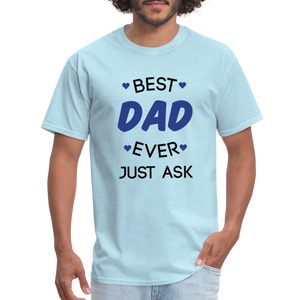 Unisex Classic Custom Dad T Shirt - powder blue
