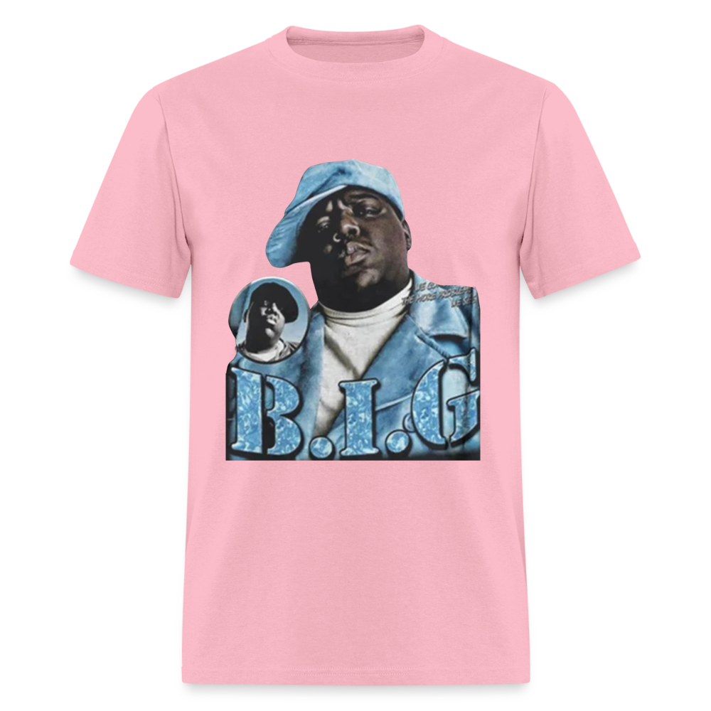 Unisex Classic Biggie Print T Shirt - pink