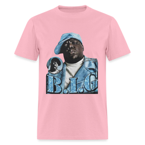 Unisex Classic Biggie Print T Shirt - pink