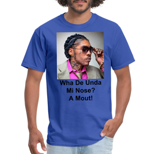 Unisex Classic Vybz Kartel Custom T Shirt - royal blue